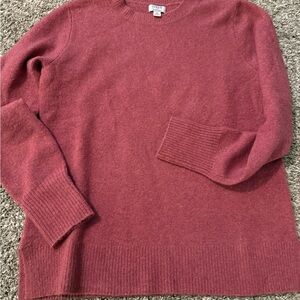 Jcrew Merino Cozy Pink Sweater